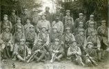 Groupe de soldat en fin d'instruction militaire en 1917